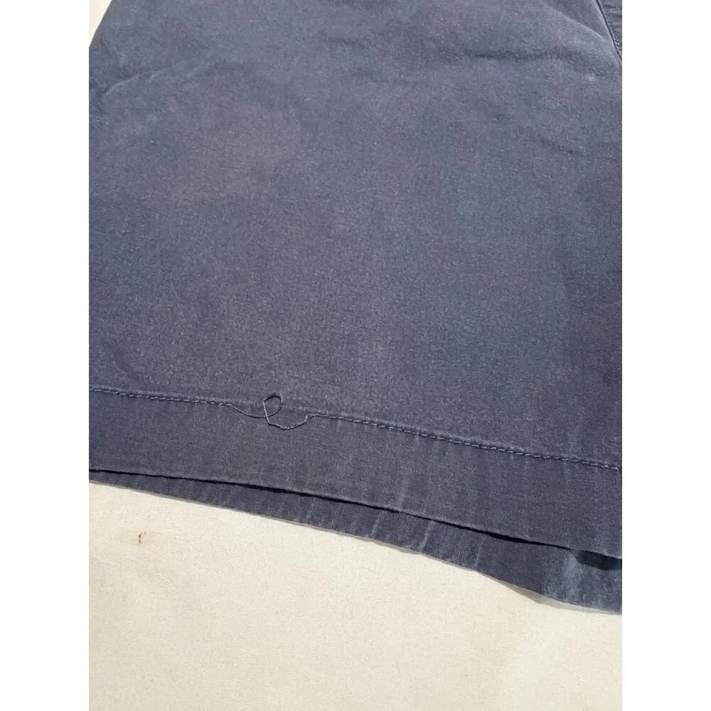 Gap Shorts Mens L Blue Elastic Waist Drawstring Casual Chino Summer Beach